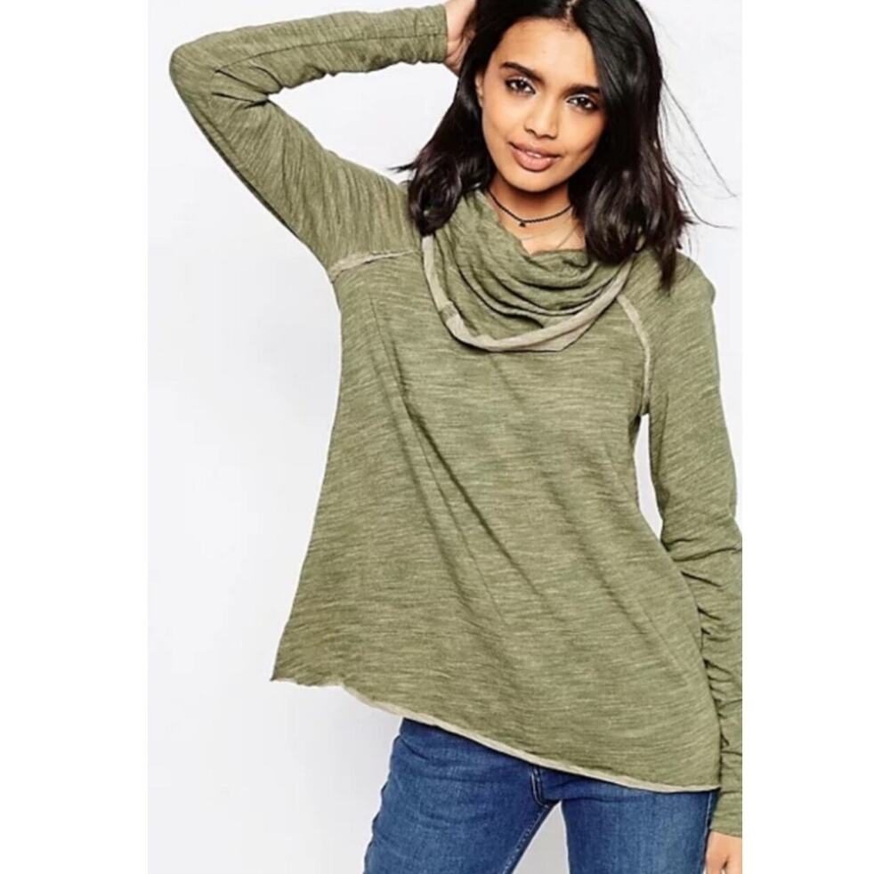 Free People Beach Cocoon Cowl Pullover